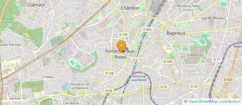 localisation de l'entreprise MONSIEUR BAKARY KAMARA à FONTENAY-AUX-ROSES