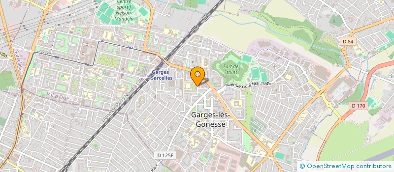 localisation de l'entreprise MONSIEUR BAKARY KEITA  GARGES-LES-GONESSE