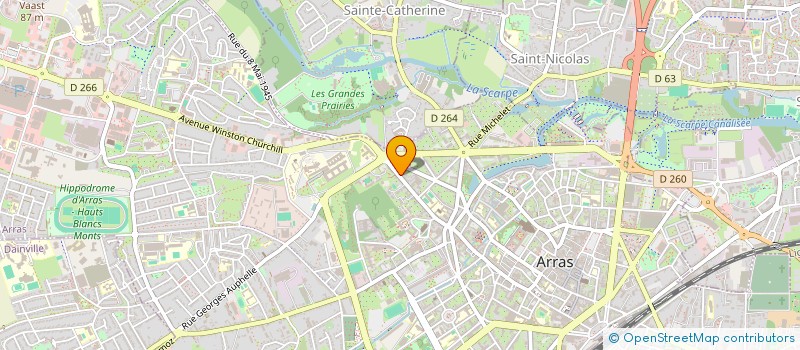 localisation de l'entreprise MONSIEUR BAKARY KEITA à ARRAS