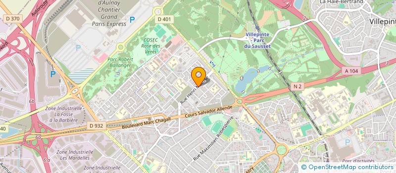 localisation de l'entreprise MONSIEUR BAKARY KONTE à AULNAY-SOUS-BOIS