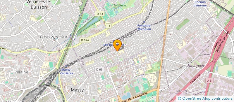 localisation de l'entreprise MONSIEUR BAKARY KOUYATE à ANTONY