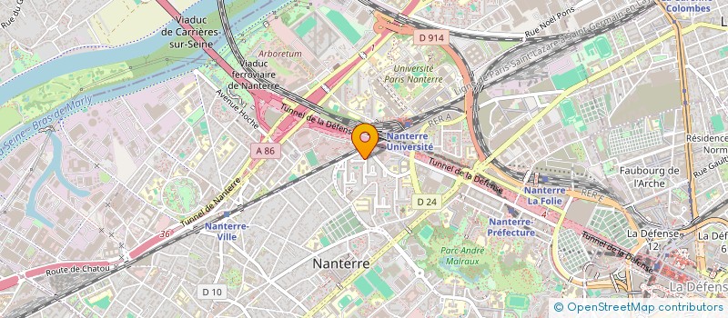 localisation de l'entreprise MONSIEUR BAKARY MANGARA  NANTERRE