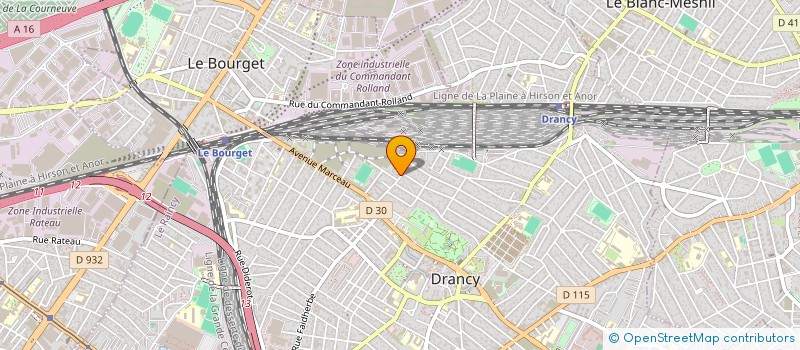 localisation de l'entreprise MONSIEUR BAKARY SACKO  DRANCY