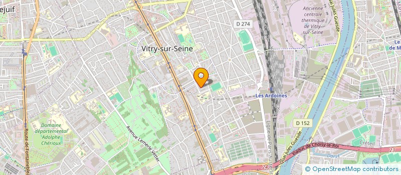 localisation de l'entreprise MONSIEUR BAKARY SISSOKO à VITRY-SUR-SEINE