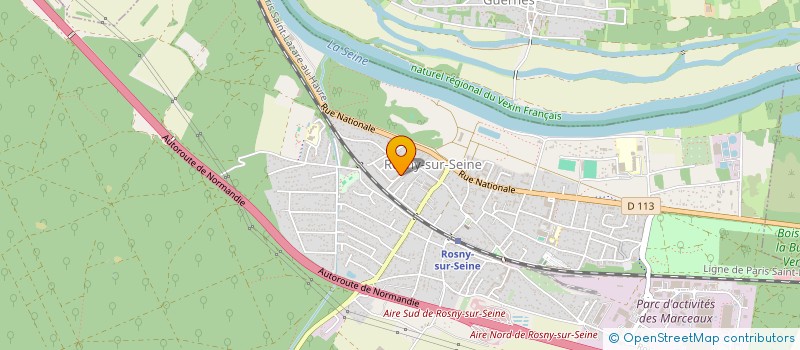 localisation de l'entreprise MONSIEUR BAKARY TRAORE  ROSNY-SUR-SEINE