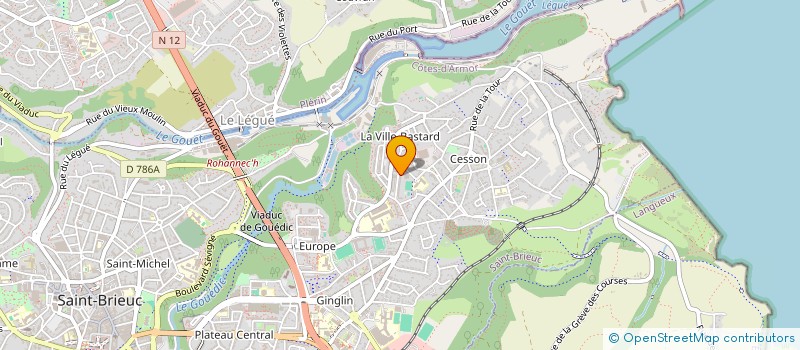 localisation de l'entreprise MONSIEUR BAKARY TRAORE à SAINT-BRIEUC