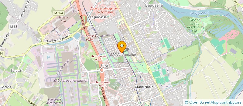 localisation de l'entreprise MONSIEUR BAKASSO DIABY  BEAUZELLE