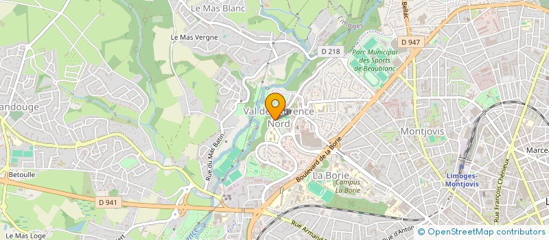 localisation de l'entreprise MONSIEUR BAKASSO FADIKA à LIMOGES