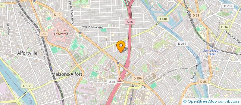 localisation de l'entreprise MONSIEUR BAKASSO GASSAMA  MAISONS-ALFORT