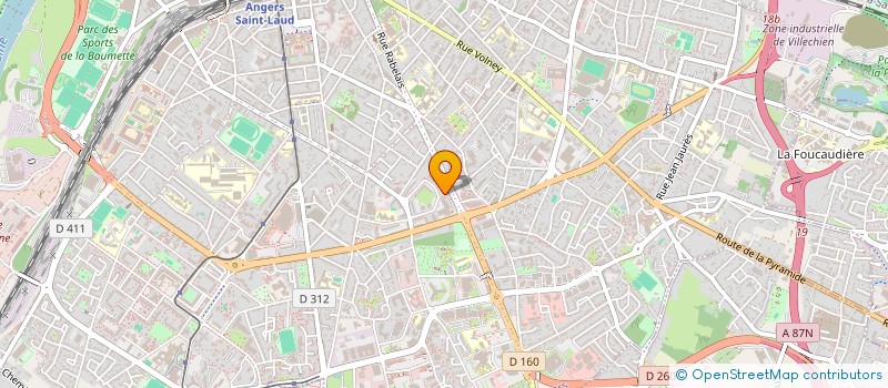 localisation de l'entreprise MONSIEUR BAKAYOKO VAMORIBA à ANGERS