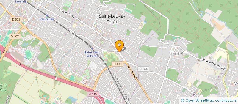 localisation de l'entreprise MONSIEUR BAKCHALI GULISTANI  SAINT-LEU-LA-FORET