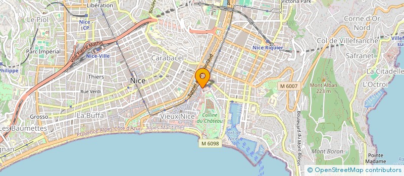 localisation de l'entreprise MONSIEUR BAKEER DERBAL à NICE