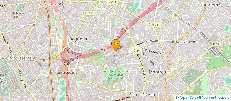 localisation de l'entreprise MONSIEUR BAKERY DIOMBANA à MONTREUIL