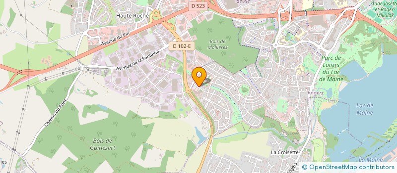 localisation de l'entreprise MONSIEUR BAKHIT ADAM ISSA à ANGERS