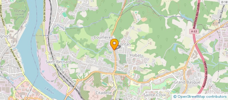 localisation de l'entreprise MONSIEUR BAKHTI BELHADJ  BAYONNE