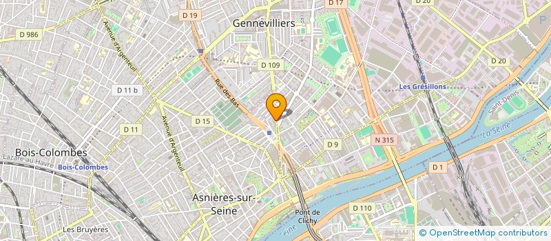 localisation de l'entreprise MONSIEUR BAKHTIAR LODIN à ASNIERES-SUR-SEINE