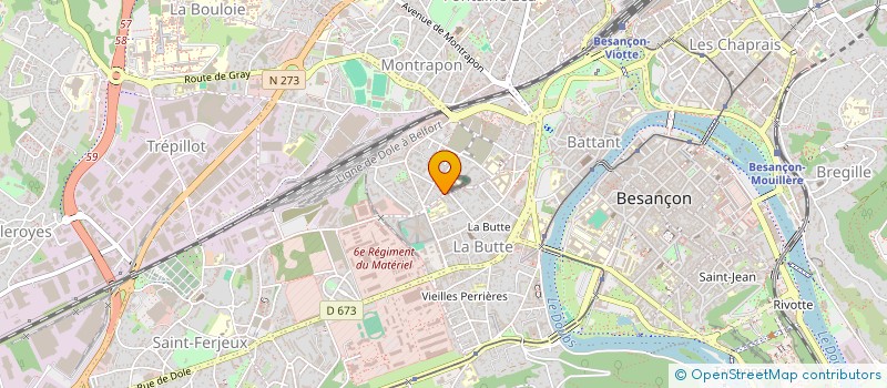 localisation de l'entreprise MONSIEUR BAKHTYAR ABDULRAHIMZAI à BESANCON