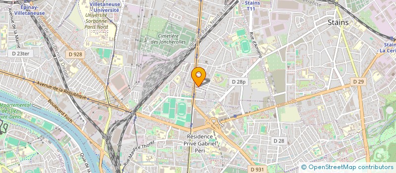 localisation de l'entreprise MONSIEUR BAKHTYAR PAKTYAWAL à PIERREFITTE-SUR-SEINE