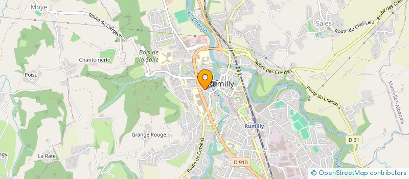 localisation de l'entreprise MONSIEUR BAKI MIFTARI  RUMILLY