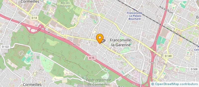 localisation de l'entreprise MONSIEUR BAKIR M HAMDI  FRANCONVILLE