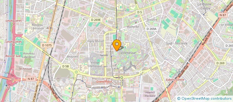 localisation de l'entreprise MONSIEUR BAKLI GHAZI  GRENOBLE