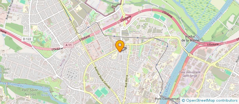 localisation de l'entreprise MONSIEUR BAKOUTOUBO GUIRASSY à ANGERS