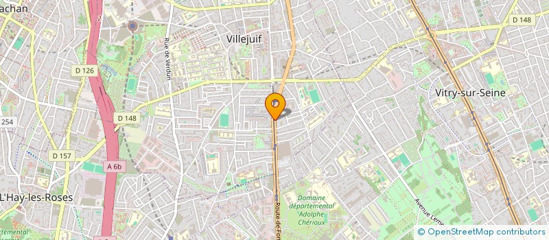 localisation de l'entreprise MONSIEUR BAKOUTOUBOU DIAKHABY  VILLEJUIF