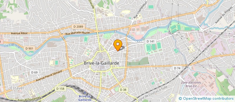 localisation de l'entreprise MONSIEUR BAKOUTOUBOU TOURE  BRIVE-LA-GAILLARDE