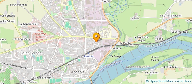 localisation de l'entreprise MONSIEUR BAKRY ABDELLAH MOHAMED  LES SORINIERES