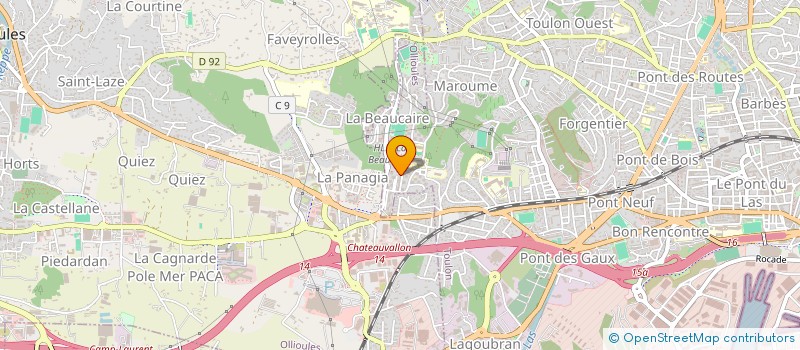 localisation de l'entreprise MONSIEUR BAKRY ILAYE  TOULON