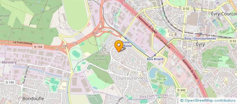 localisation de l'entreprise MONSIEUR BALA DIANKA  EVRY-COURCOURONNES