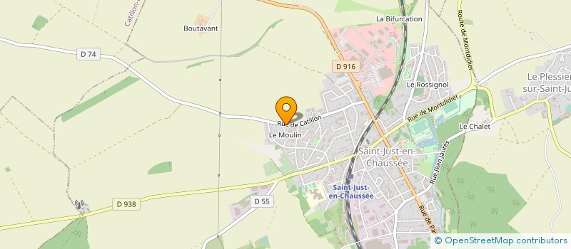 localisation de l'entreprise MONSIEUR BALAMURALEE SHANMUGALINGAM  SAINT-JUST-EN-CHAUSSEE