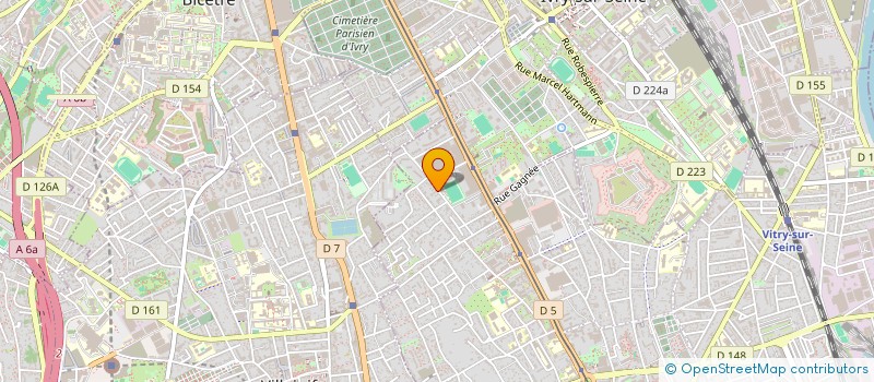 localisation de l'entreprise MONSIEUR BALBECHIR MOUHAMAD  VITRY-SUR-SEINE