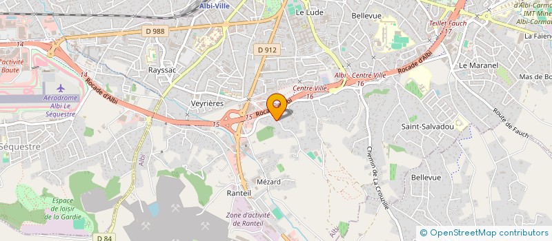 localisation de l'entreprise MONSIEUR BALBINO DE CARVALHO MARCELINO  ALBI