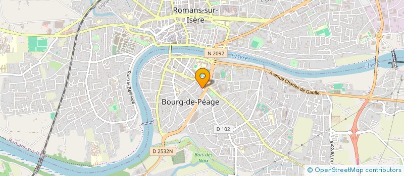 localisation de l'entreprise MONSIEUR BALDOMERO PEREZ à BOURG-DE-PEAGE