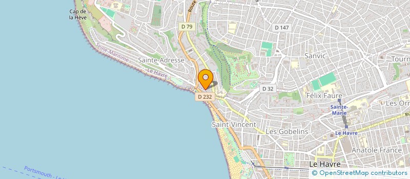 localisation de l'entreprise MONSIEUR BALDOMERO SANZ BENITEZ  SAINTE-ADRESSE