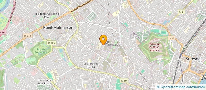 localisation de l'entreprise MONSIEUR BALIE KOUADIO à RUEIL-MALMAISON