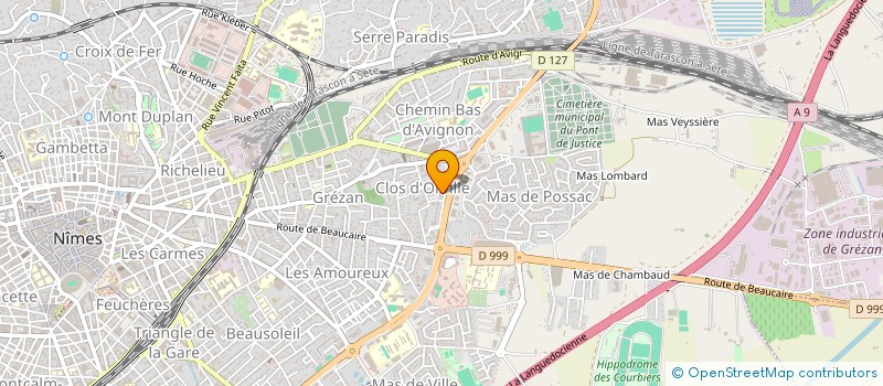 localisation de l'entreprise MONSIEUR BALIGH AMRI  NIMES