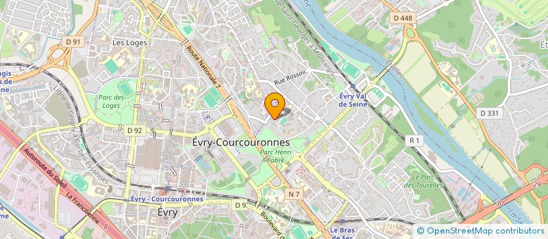 localisation de l'entreprise MONSIEUR BALLA CAMARA  EVRY-COURCOURONNES