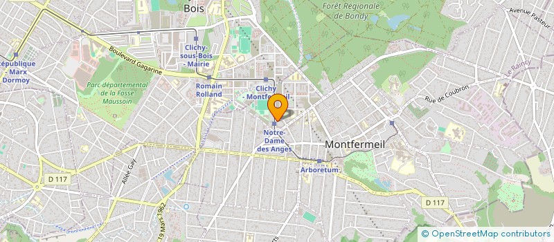 localisation de l'entreprise MONSIEUR BALLA DEMBELE  MONTFERMEIL