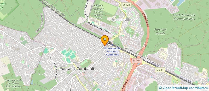 localisation de l'entreprise MONSIEUR BALLA DIARRA à PONTAULT-COMBAULT