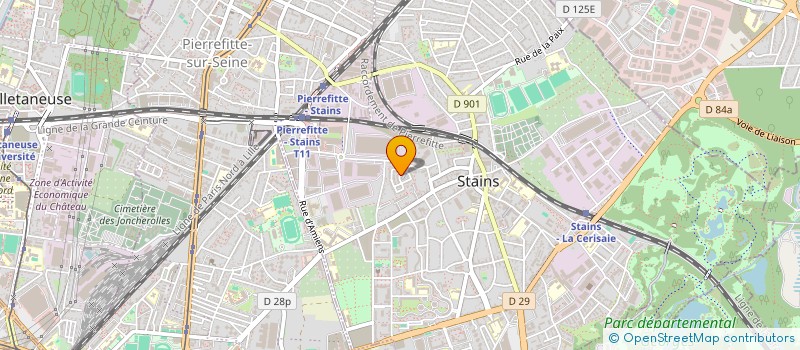localisation de l'entreprise MONSIEUR BALLA FOFANA à STAINS