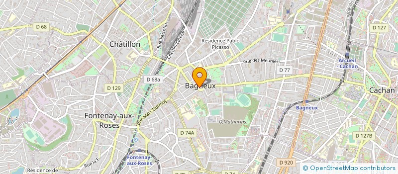 localisation de l'entreprise MONSIEUR BALLA SISSOKO à BAGNEUX