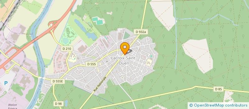 localisation de l'entreprise MONSIEUR BALLEE BALLEE  LACROIX-SAINT-OUEN