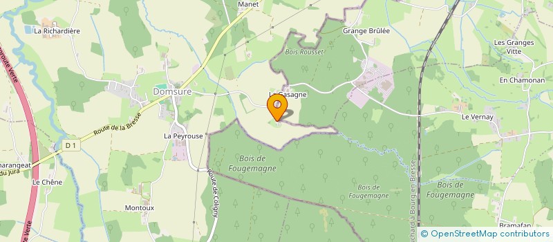 localisation de l'entreprise MONSIEUR BALTHAZAR BERNARD DE DOMPSURE  DOMSURE