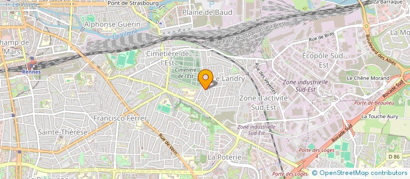 localisation de l'entreprise MONSIEUR BALTHAZAR MUET  RENNES