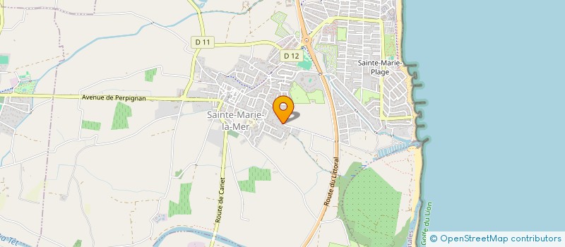 localisation de l'entreprise MONSIEUR BALTHAZAR RATOUIT  SAINTE-MARIE-LA-MER