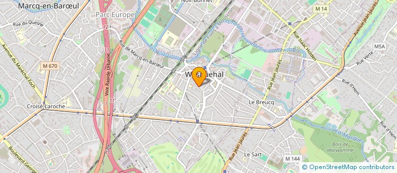 localisation de l'entreprise MONSIEUR BALTHUS JOIRE  WASQUEHAL