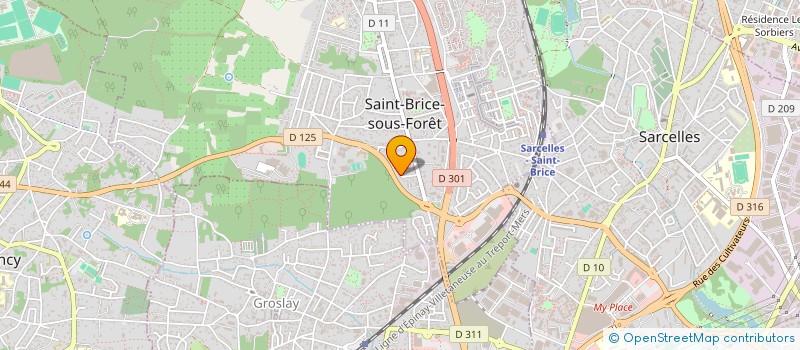 localisation de l'entreprise MONSIEUR BALVANTBHAI CHAUHAN à SAINT-BRICE-SOUS-FORET