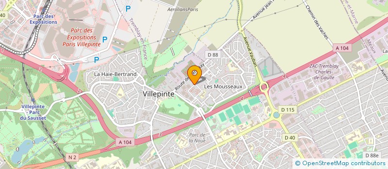 localisation de l'entreprise MONSIEUR BALWINDER SINGH à VILLEPINTE